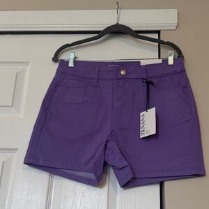 Zenana Purple Jean Shorts